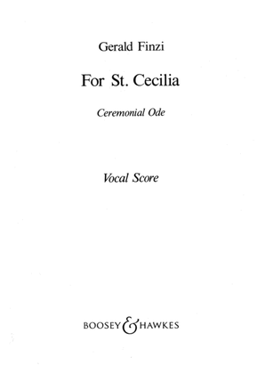 Book cover for For St. Cecilia