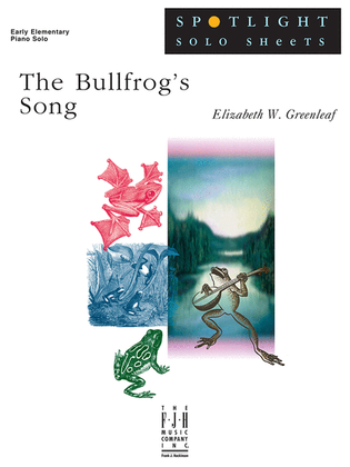 Book cover for The Bullfrog's Song
