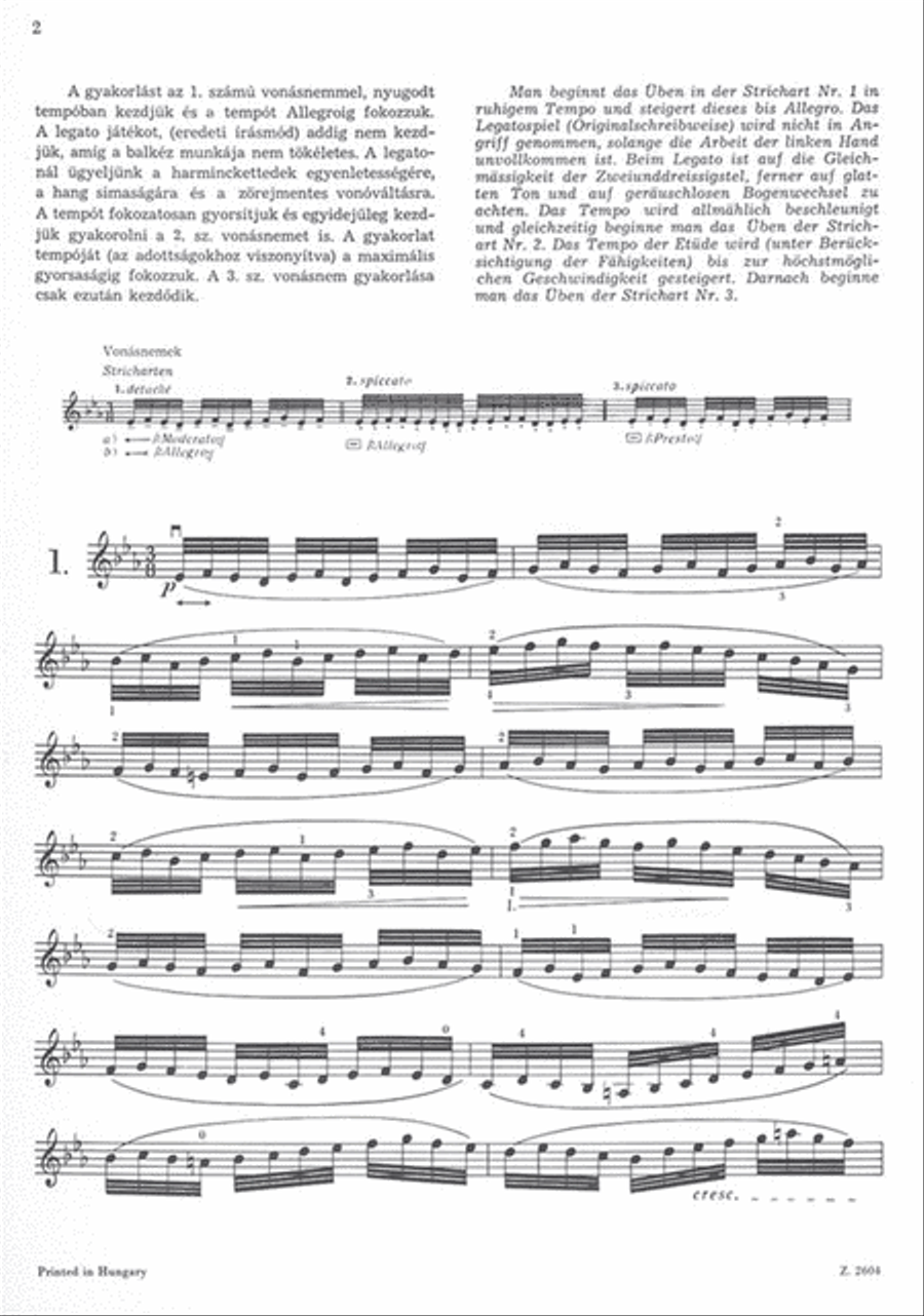 24 Vorübungen op. 37 24 Vorübungen op. 37 Violin Solo scores gallery preview page 2