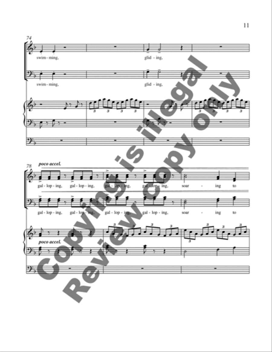 Quiet Wonder 4-Part scores gallery preview page 13