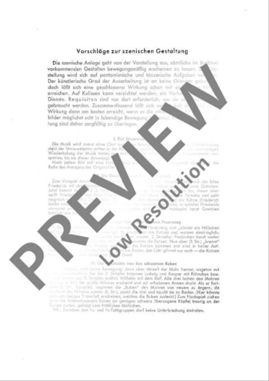 Der Struwwelpeter Children's Choir scores gallery preview page 4