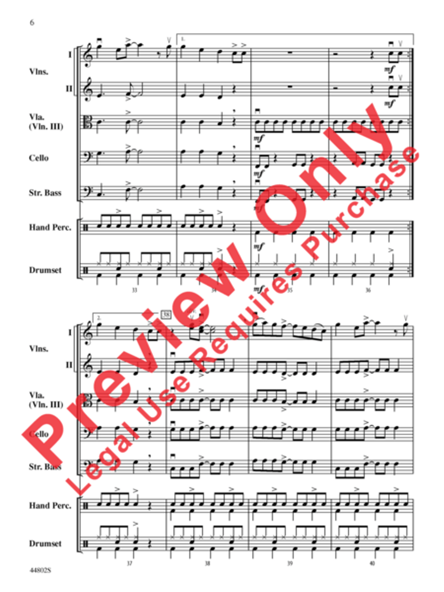 Shut Up and Dance Shut Up and Dance String Orchestra scores gallery preview page 7