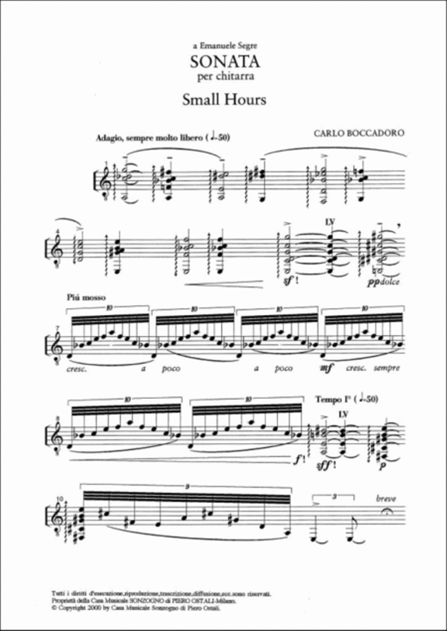 Sonata Sonata Classical Guitar scores gallery preview page 2