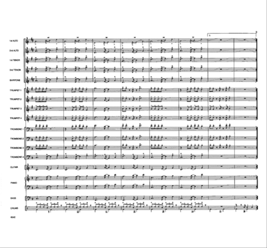 Calypso Bob Jazz Ensemble scores gallery preview page 3