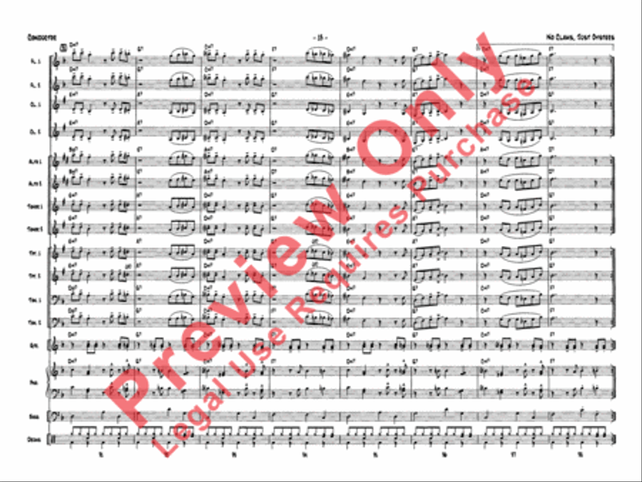 No Clams, Just Oysters Jazz Ensemble scores gallery preview page 16