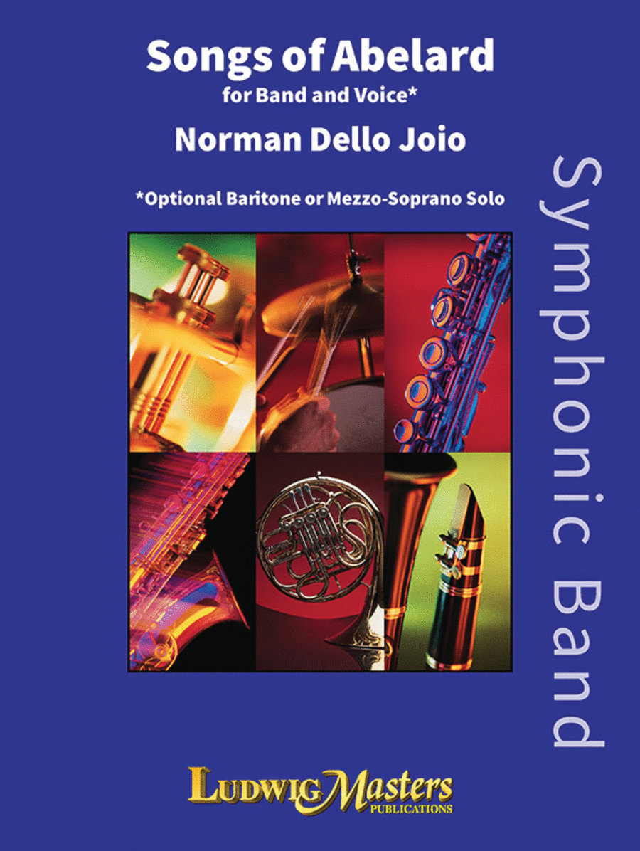 Songs of Abelard for Band and Voice (opt.) Concert Band scores gallery preview page 1