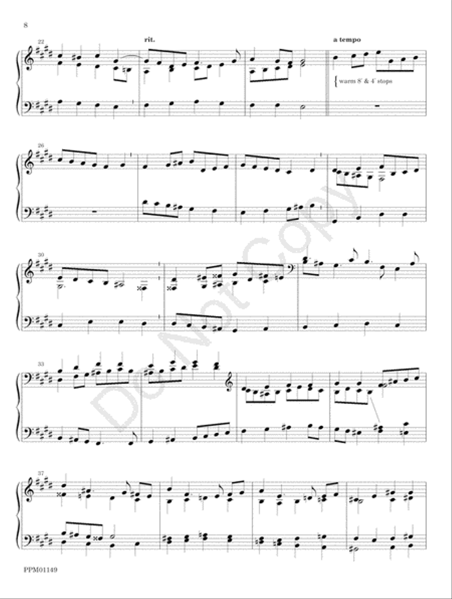 Organ Works for the Church Year Organ scores gallery preview page 14