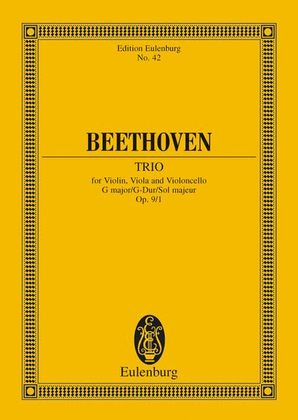 Book cover for String Trio G major