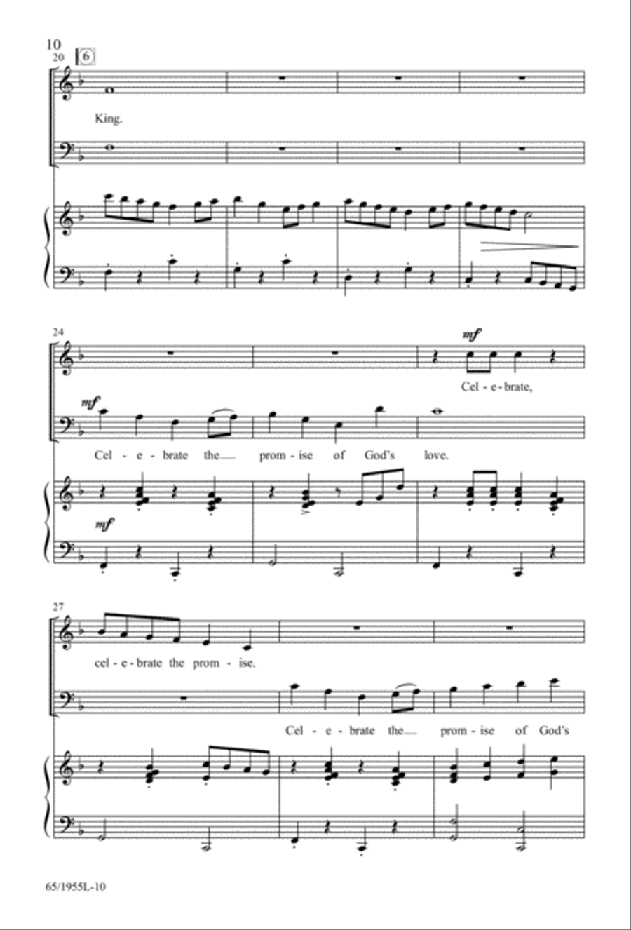 The Promise of a King 3-Part scores gallery preview page 10