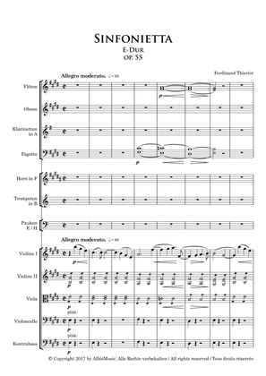 Sinfonietta, op.55 - Score Only