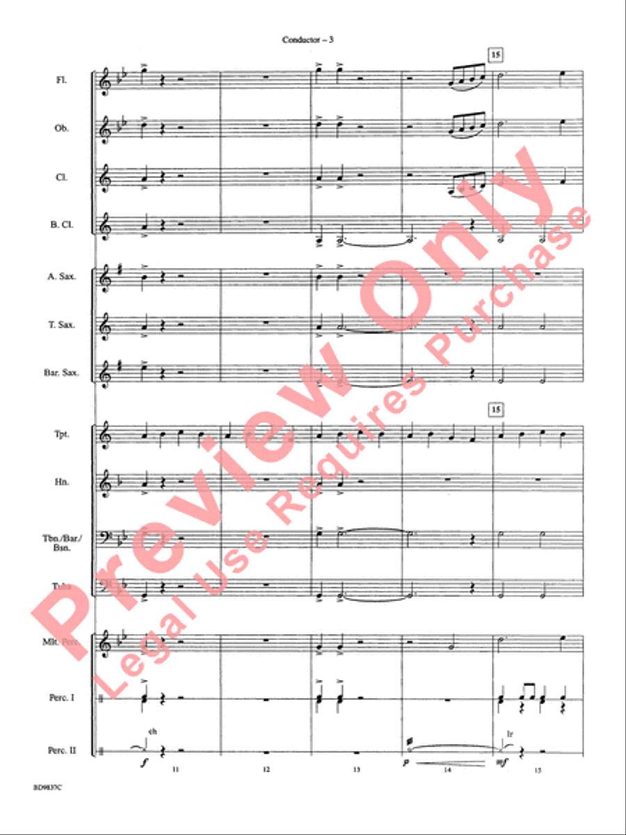 The Rings of Saturn The Rings of Saturn Concert Band scores gallery preview page 6