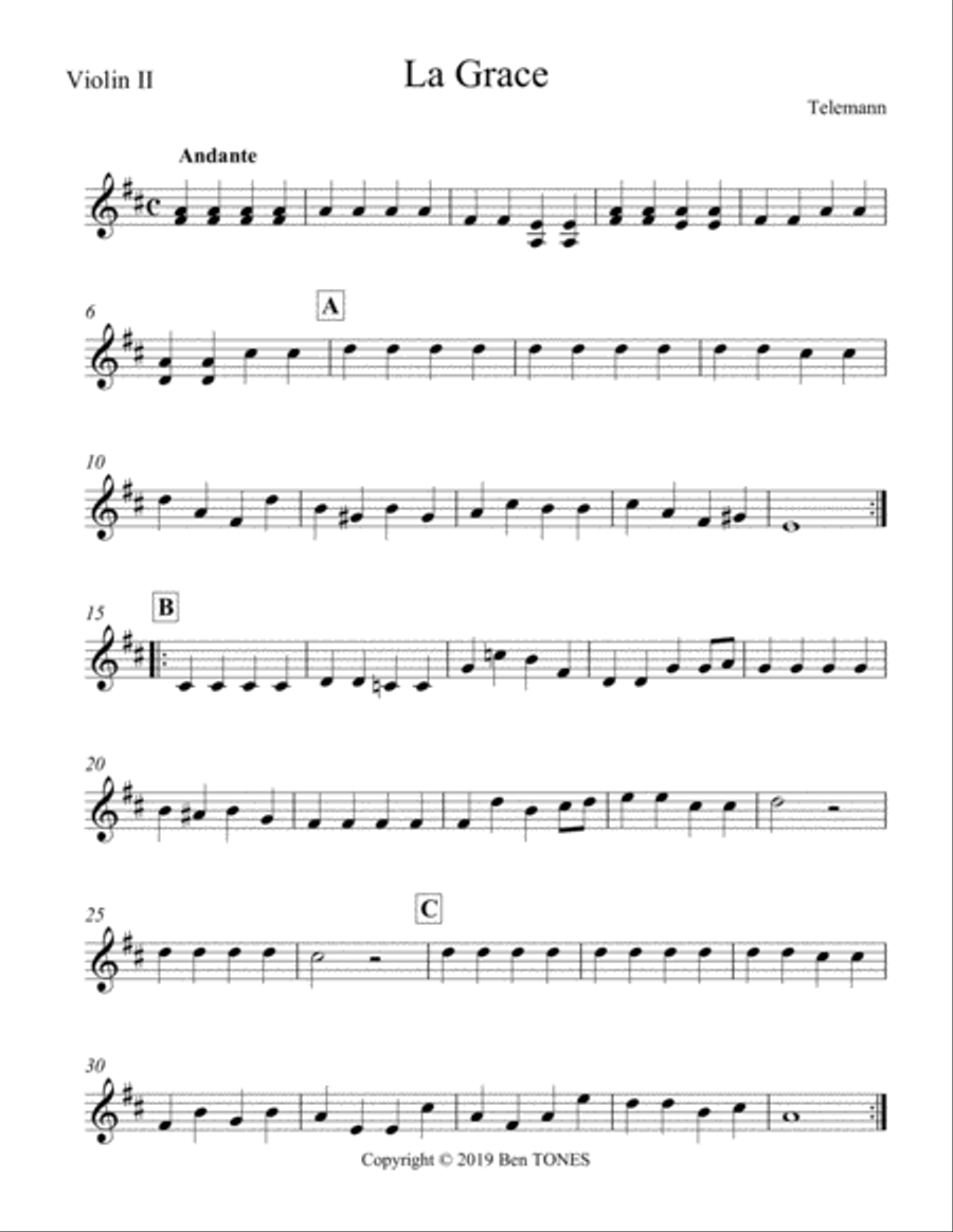 La Grace String Quartet String Quartet scores gallery preview page 2