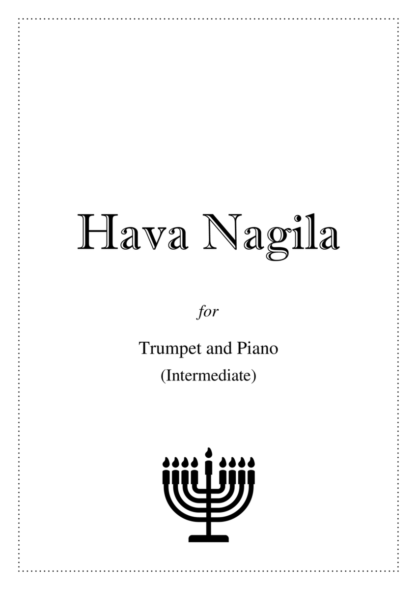 Hava Nagila - Trumpet and Piano image number null