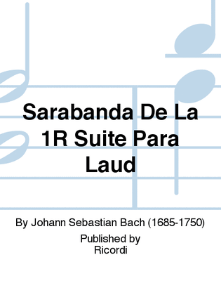 Sarabanda De La 1R Suite Para Laud