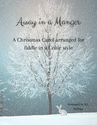 Book cover for Away in a Manger - Celtic Fiddle