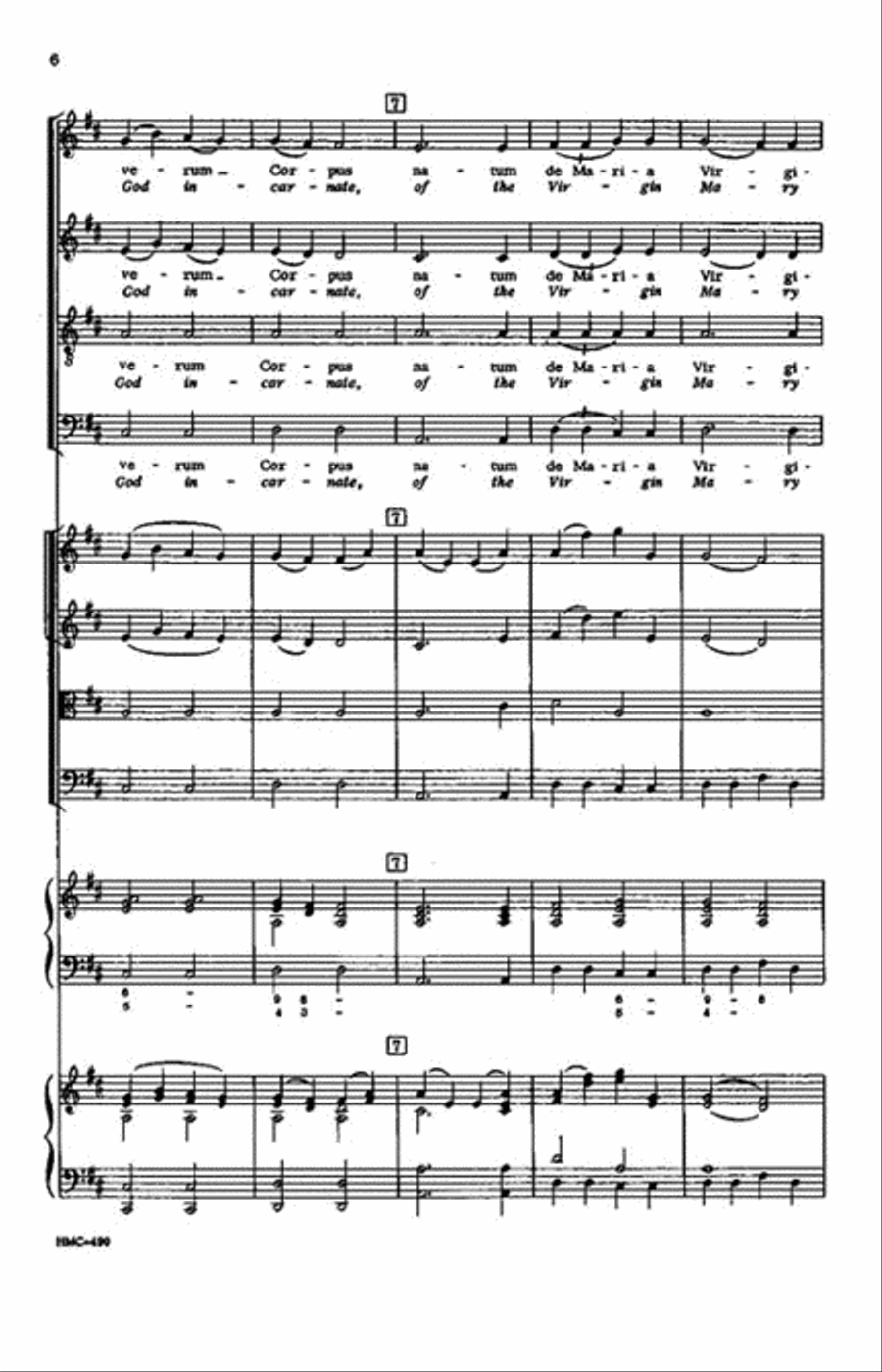 Ave Verum Ave Verum 4-Part scores gallery preview page 3