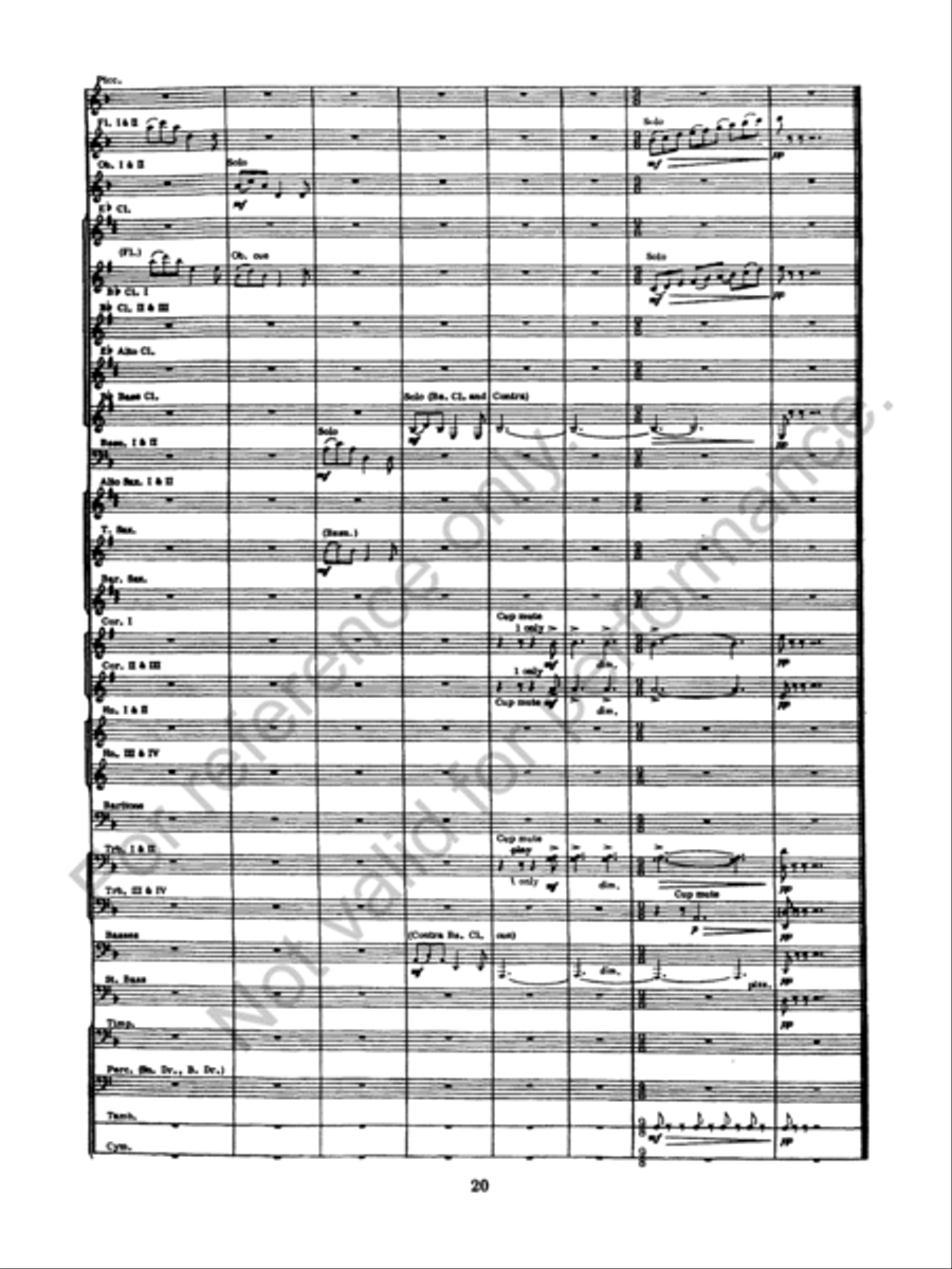 Incidental Suite Concert Band scores gallery preview page 21