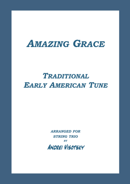 Amazing Grace for string trio image number null
