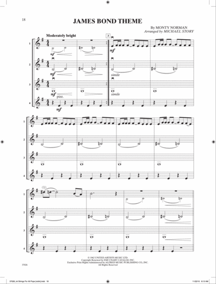 Strings for All -- Solo-Duet-Trio-Quartet with Optional Piano Accompaniment Small Ensemble scores gallery preview page 7