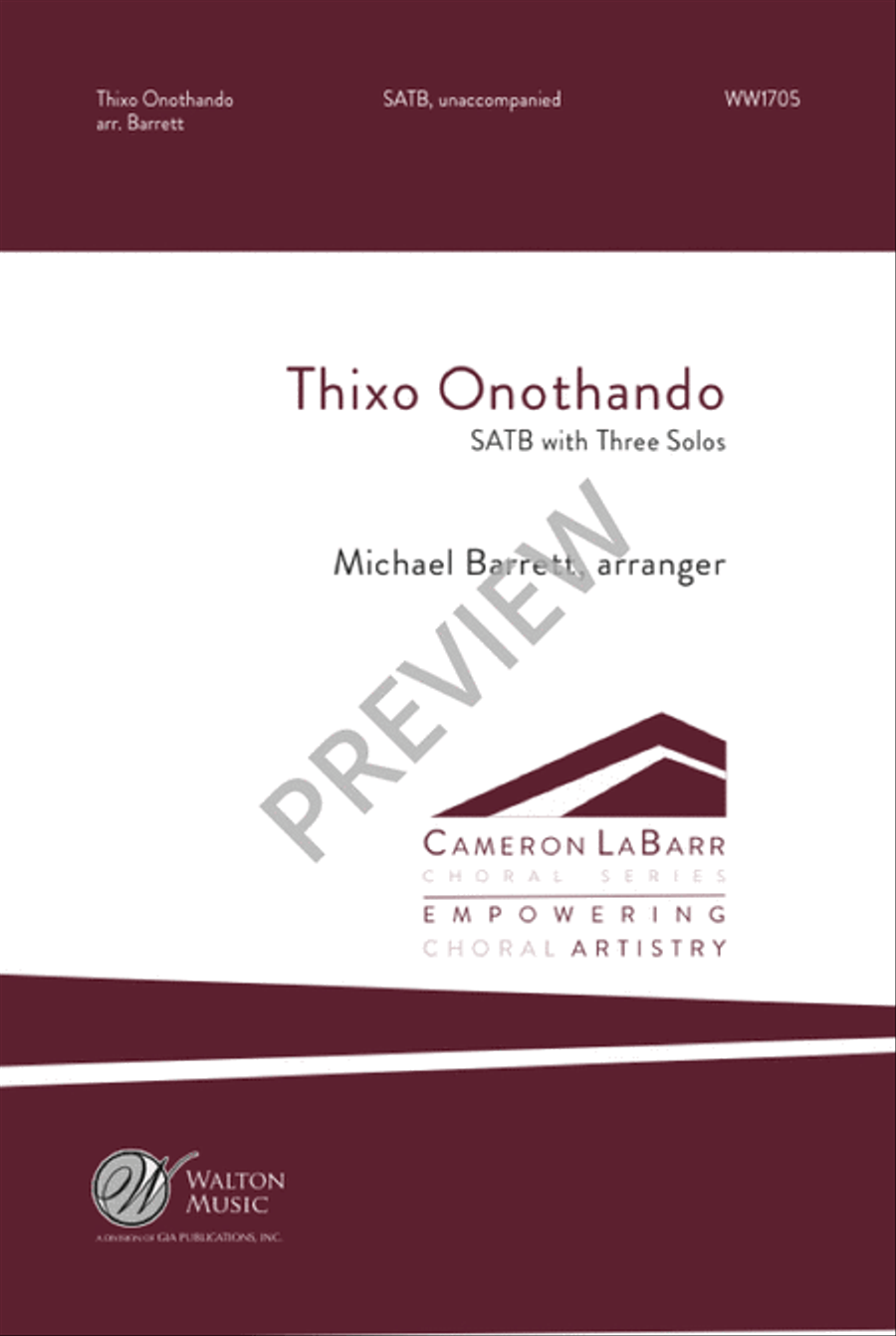 Thixo Onothando 4-Part scores gallery preview page 2