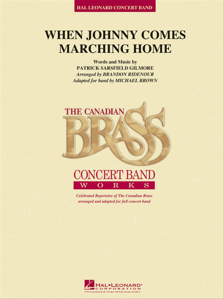 When Johnny Comes Marching Home Concert Band scores gallery preview page 1