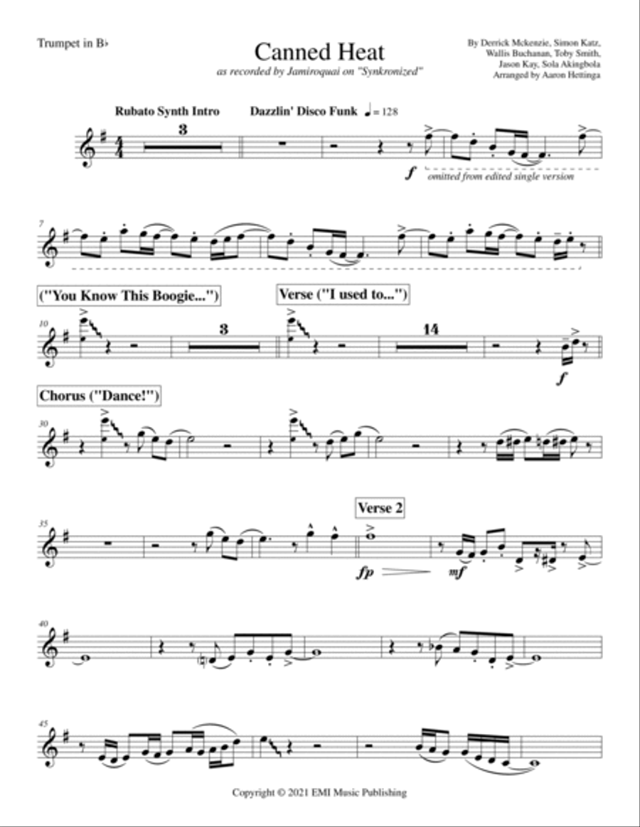 Canned Heat Small Ensemble scores gallery preview page 3