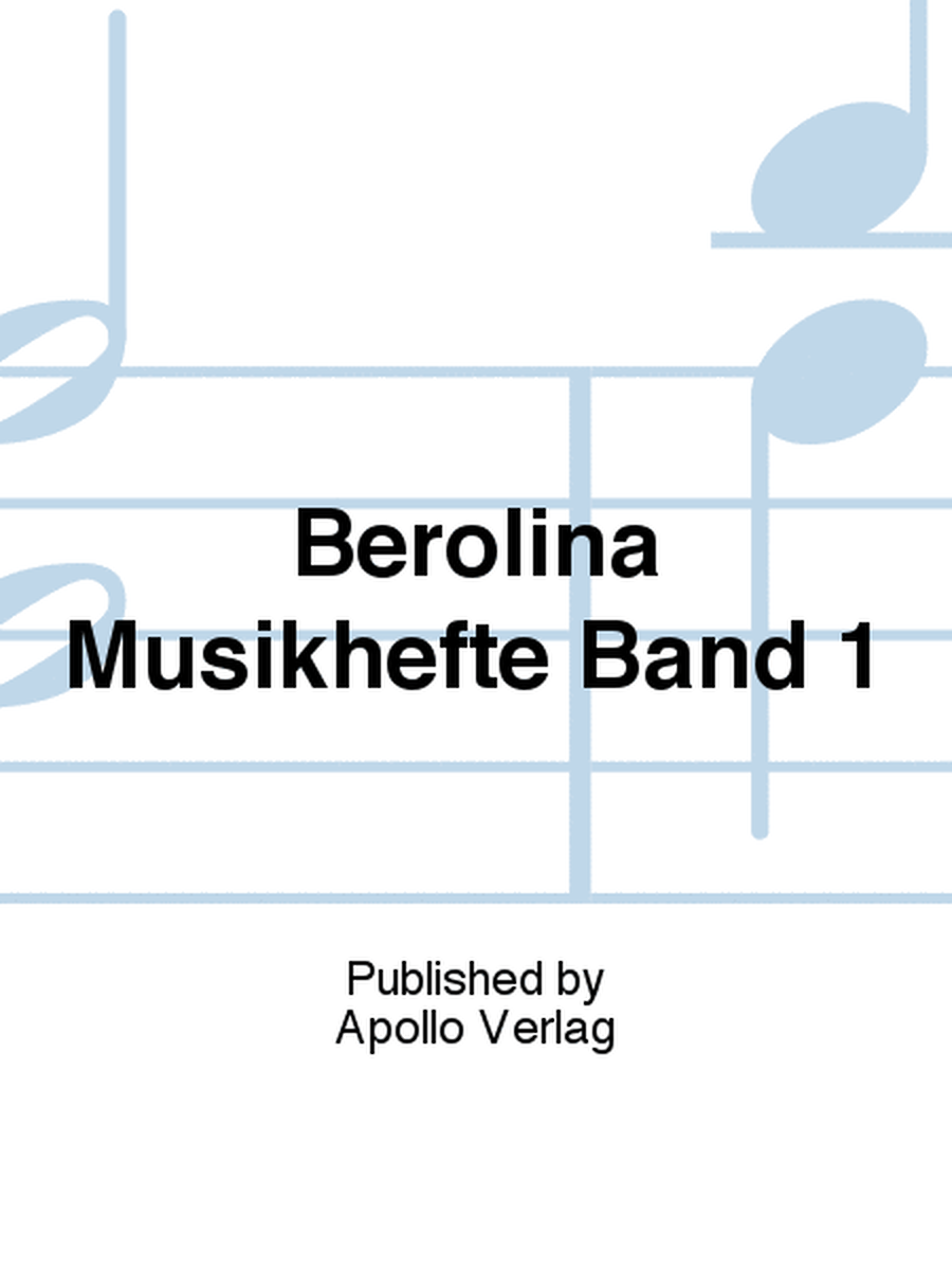 Berolina Musikhefte Band 1