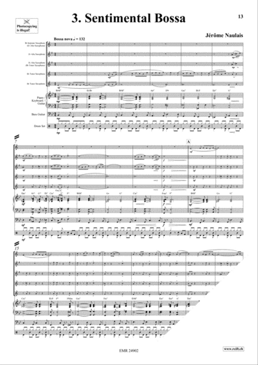 Play With Your Band Volume 4 Saxophone Quintet scores gallery preview page 6