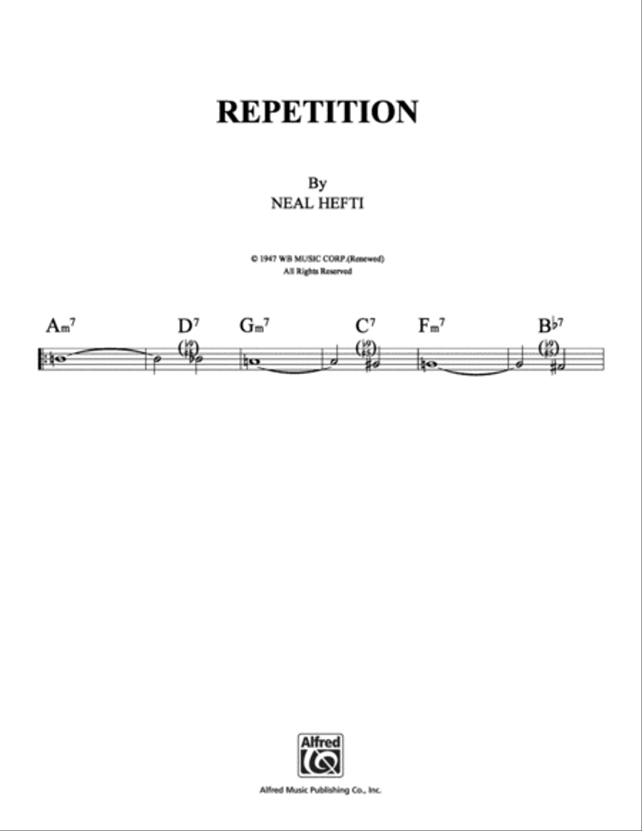 Repetition Repetition School and Community scores gallery preview page 1