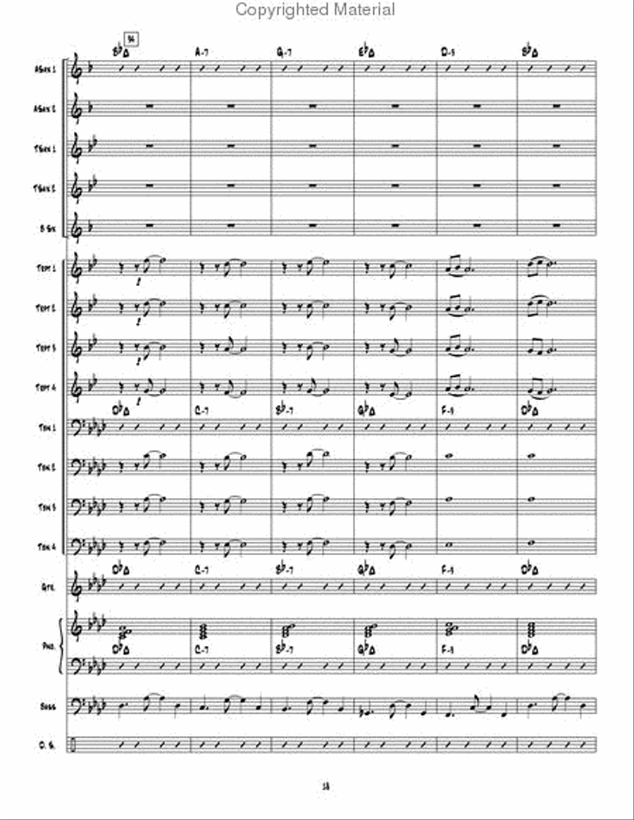 Captiva Island Jazz Ensemble scores gallery preview page 19