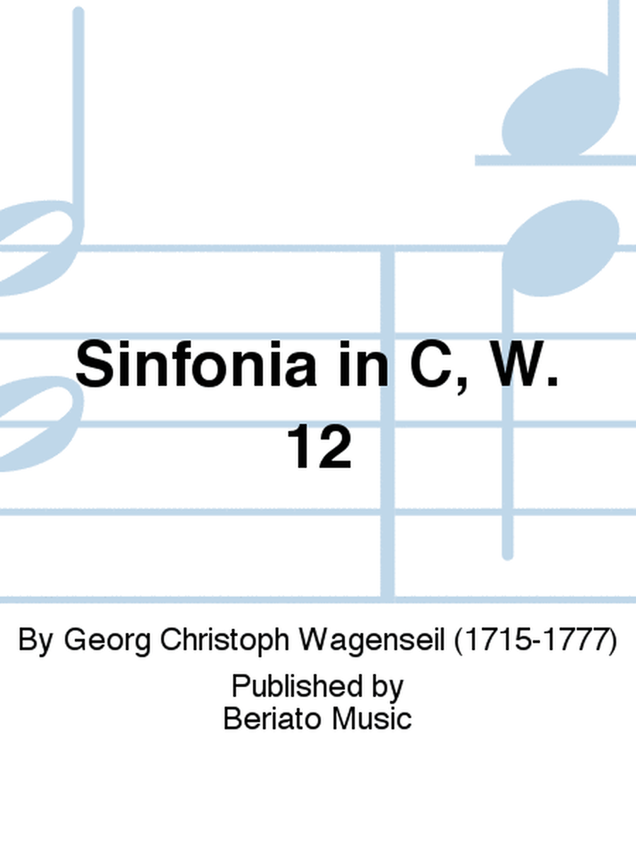 Sinfonia in C, W. 12