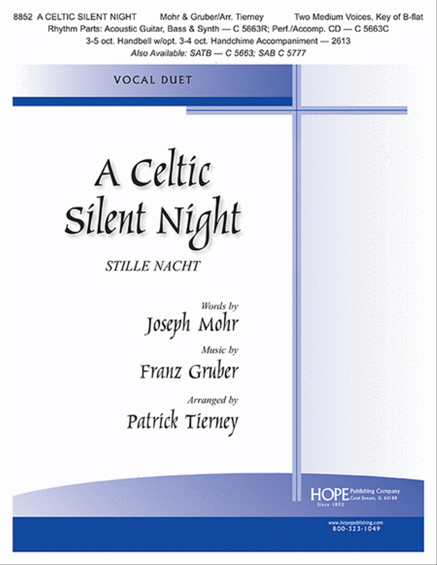 A Celtic Silent Night Choir scores gallery preview page 1