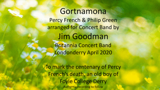 Gortnamona is an Irish song arranged for Concert Band by Jim Goodman