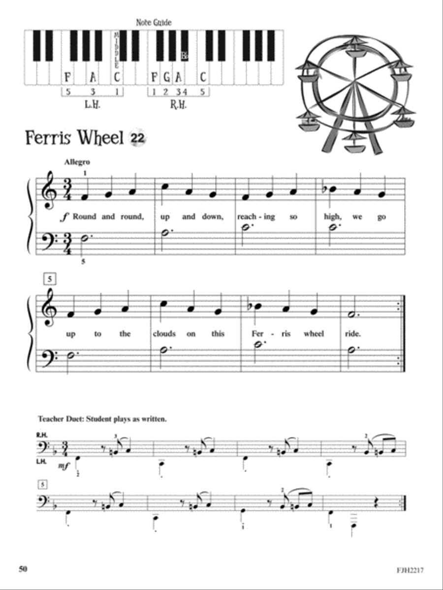 Note Reading Made Fun, Book 3 Piano Method scores gallery preview page 4