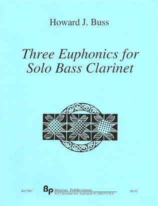 Three Euphonics for Solo Bass Clarinet