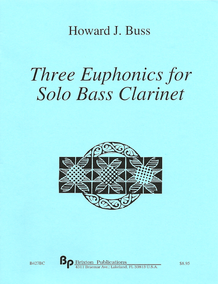 Three Euphonics for Solo Bass Clarinet image number null