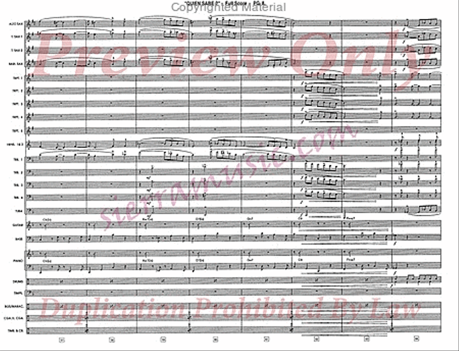 Quien Sabe? (Who Knows?) Jazz Ensemble scores gallery preview page 9