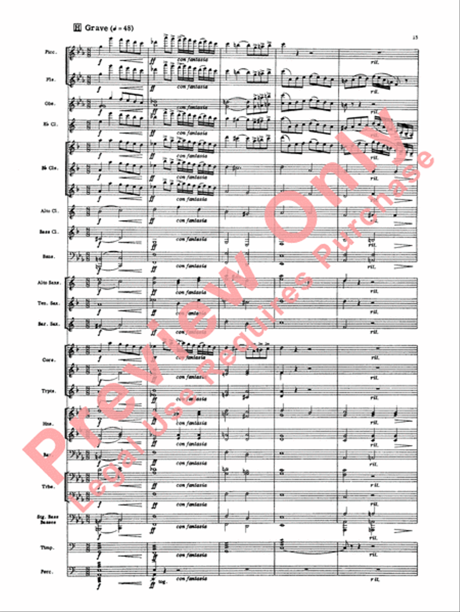 Toccata Concert Band scores gallery preview page 16