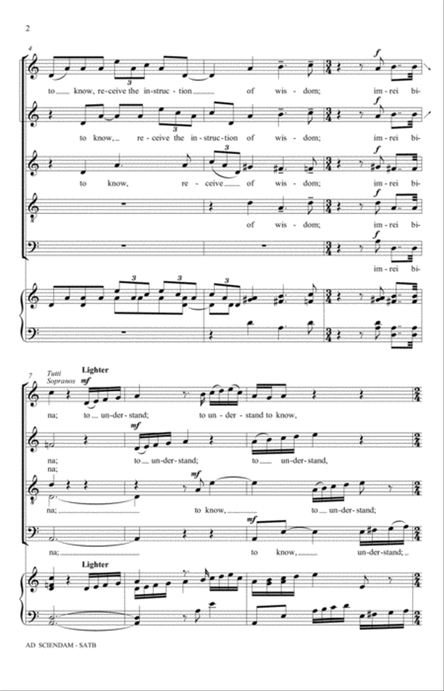 Ad Sciendam Ad Sciendam 4-Part scores gallery preview page 2