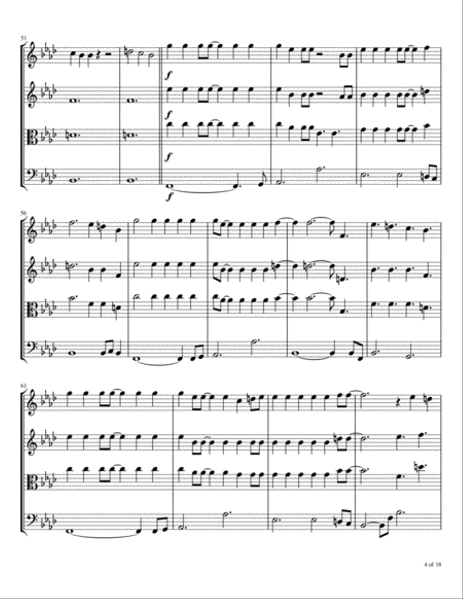 Bottom Of Your Soul String Quartet scores gallery preview page 5