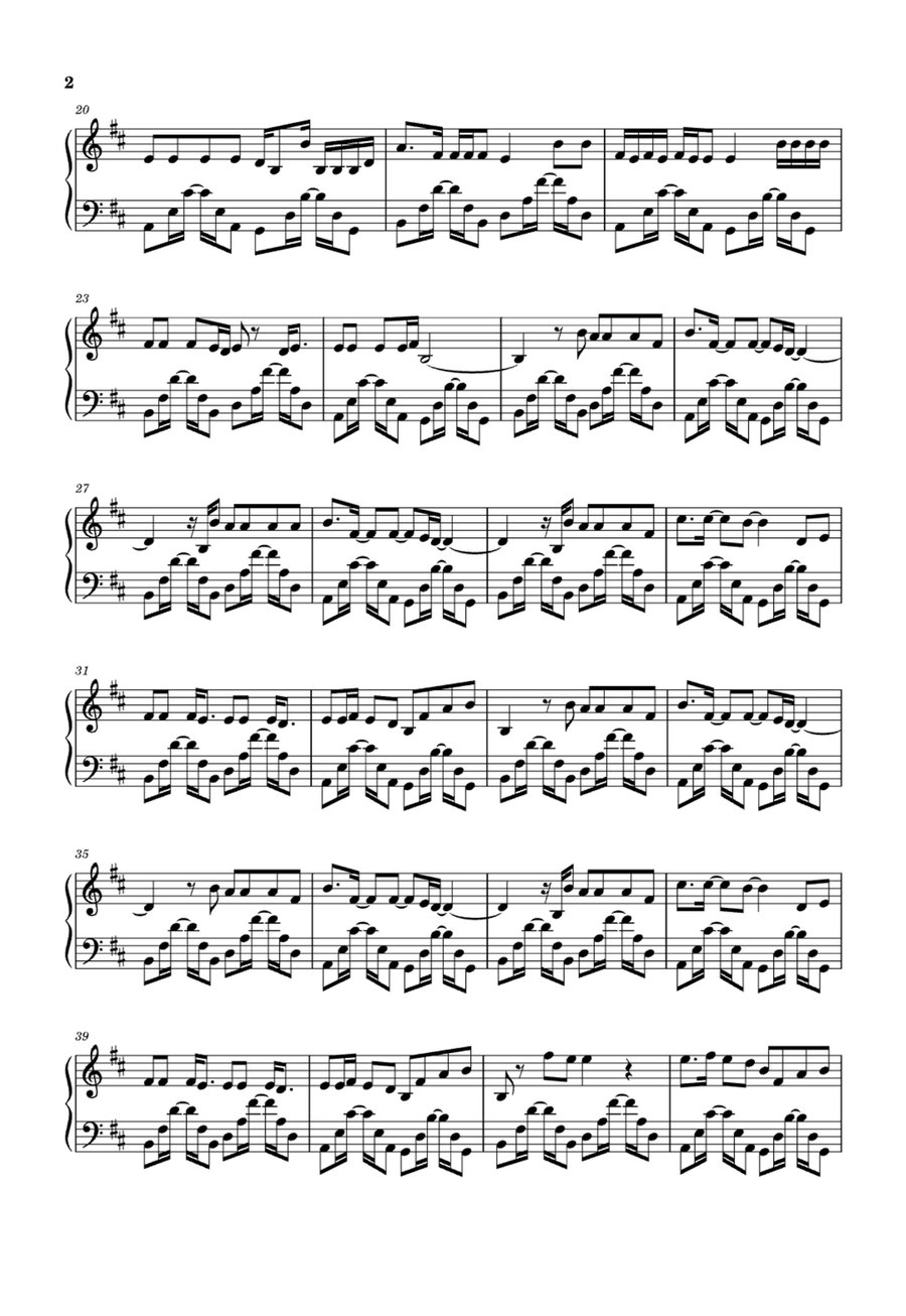 Run Easy Piano scores gallery preview page 2