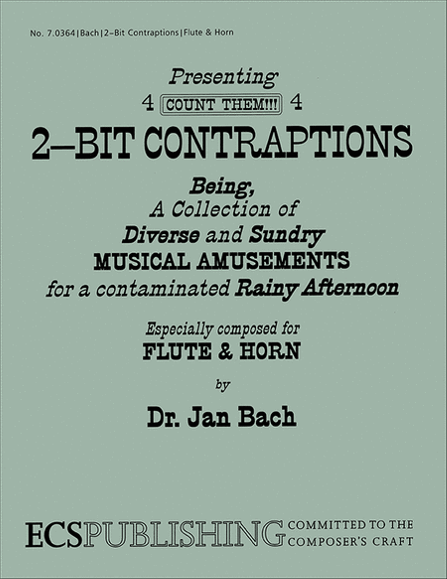 Two-Bit Contraptions Woodwind Duet scores gallery preview page 1
