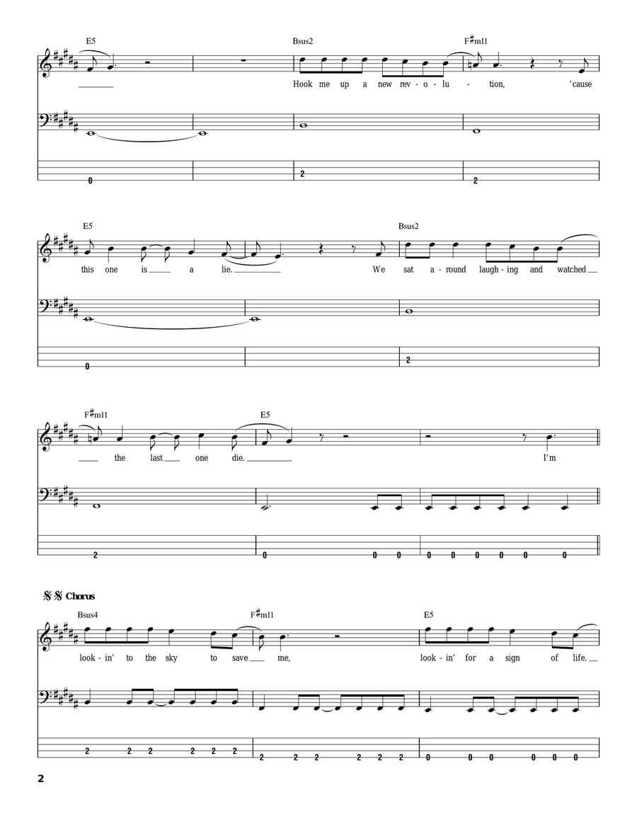 Learn To Fly Acoustic Guitar scores gallery preview page 2