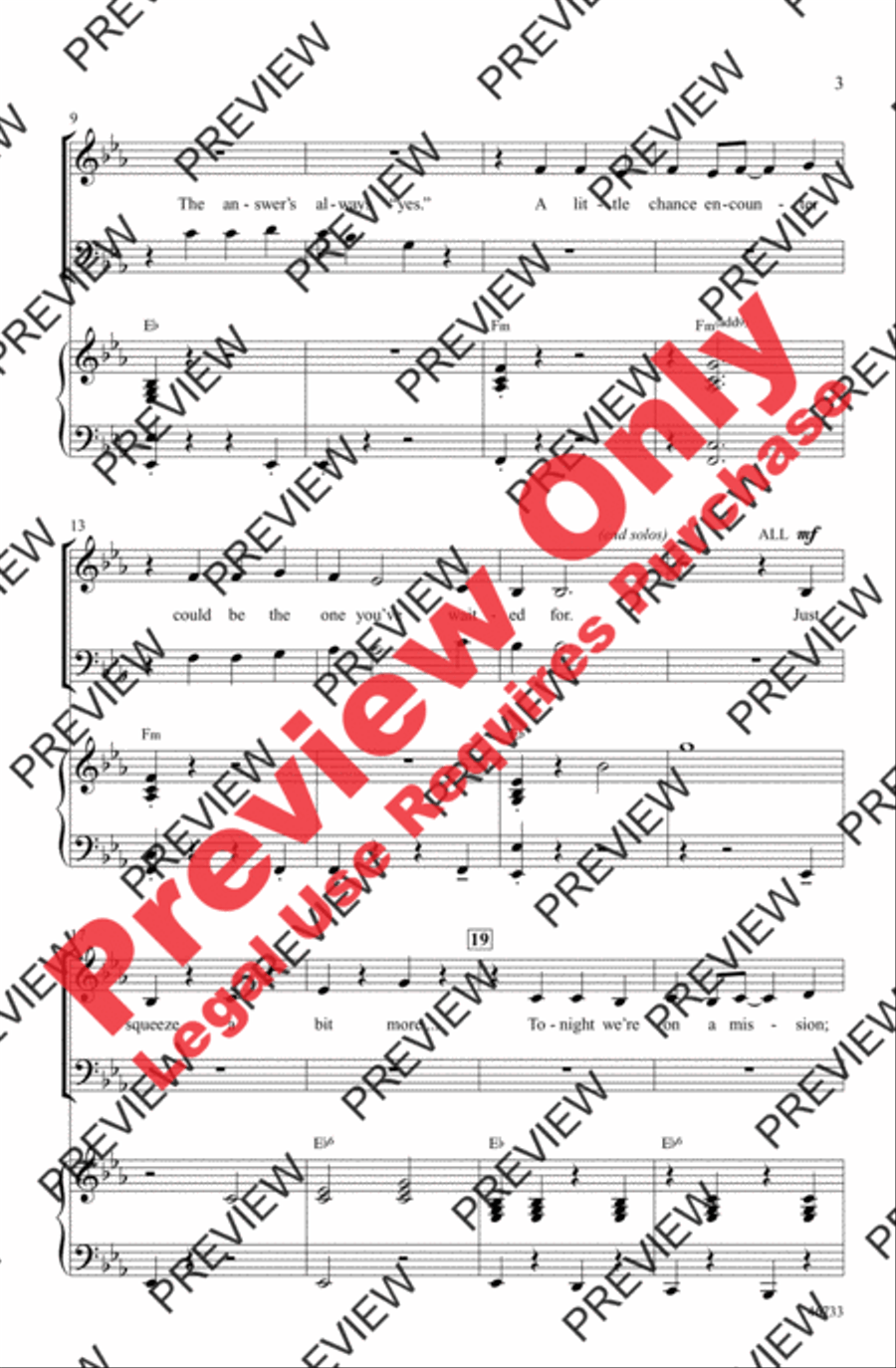 Someone in the Crowd 4-Part scores gallery preview page 3