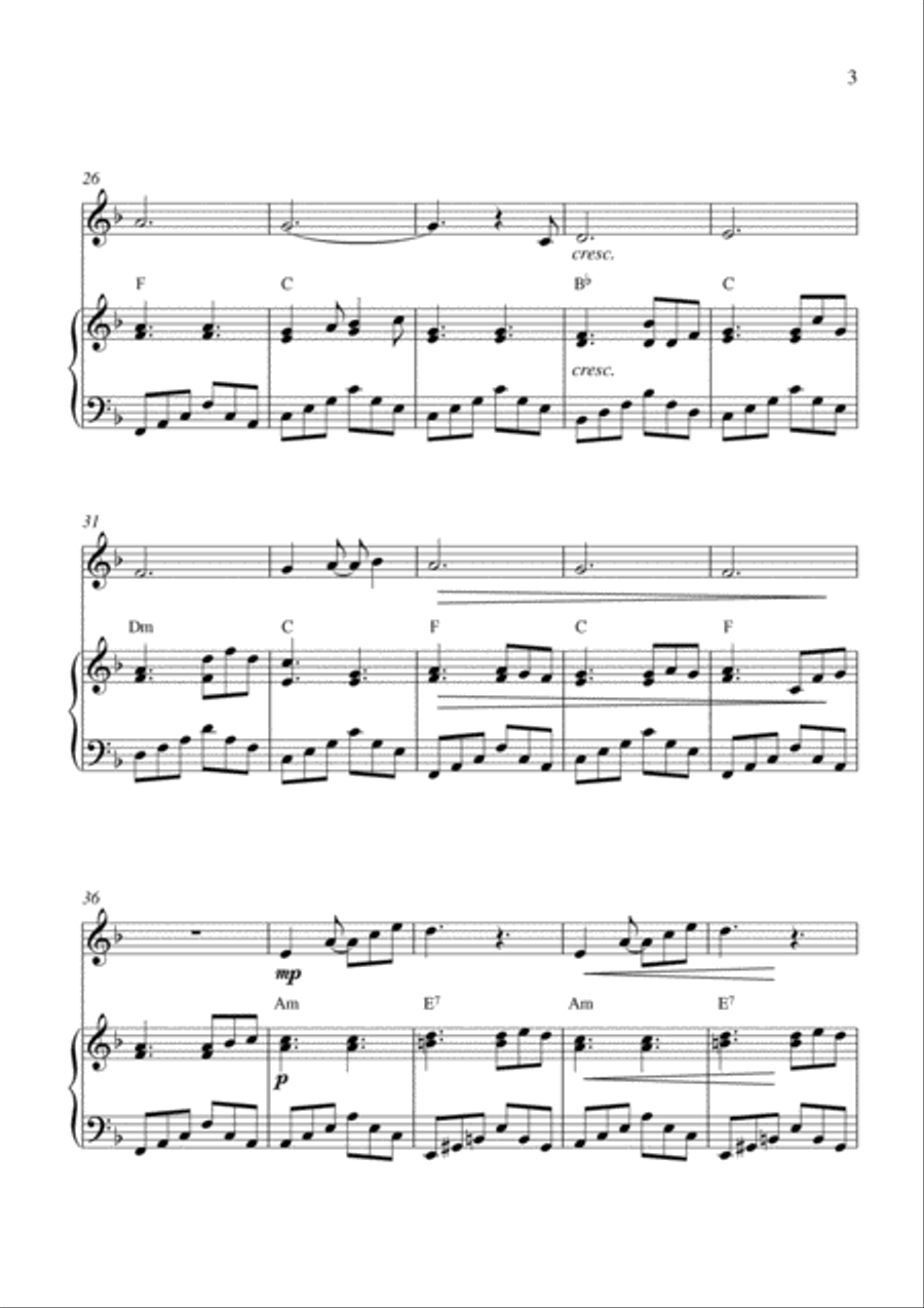 Can't Help Falling In Love Violin Solo scores gallery preview page 3