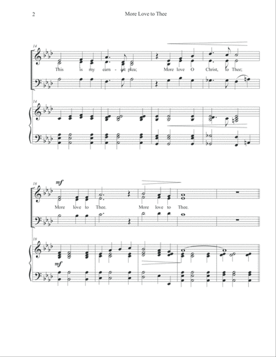 More Love to Thee 3-Part scores gallery preview page 3