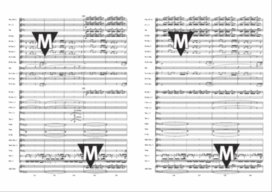 Around the World in 80 Days Concert Band scores gallery preview page 15