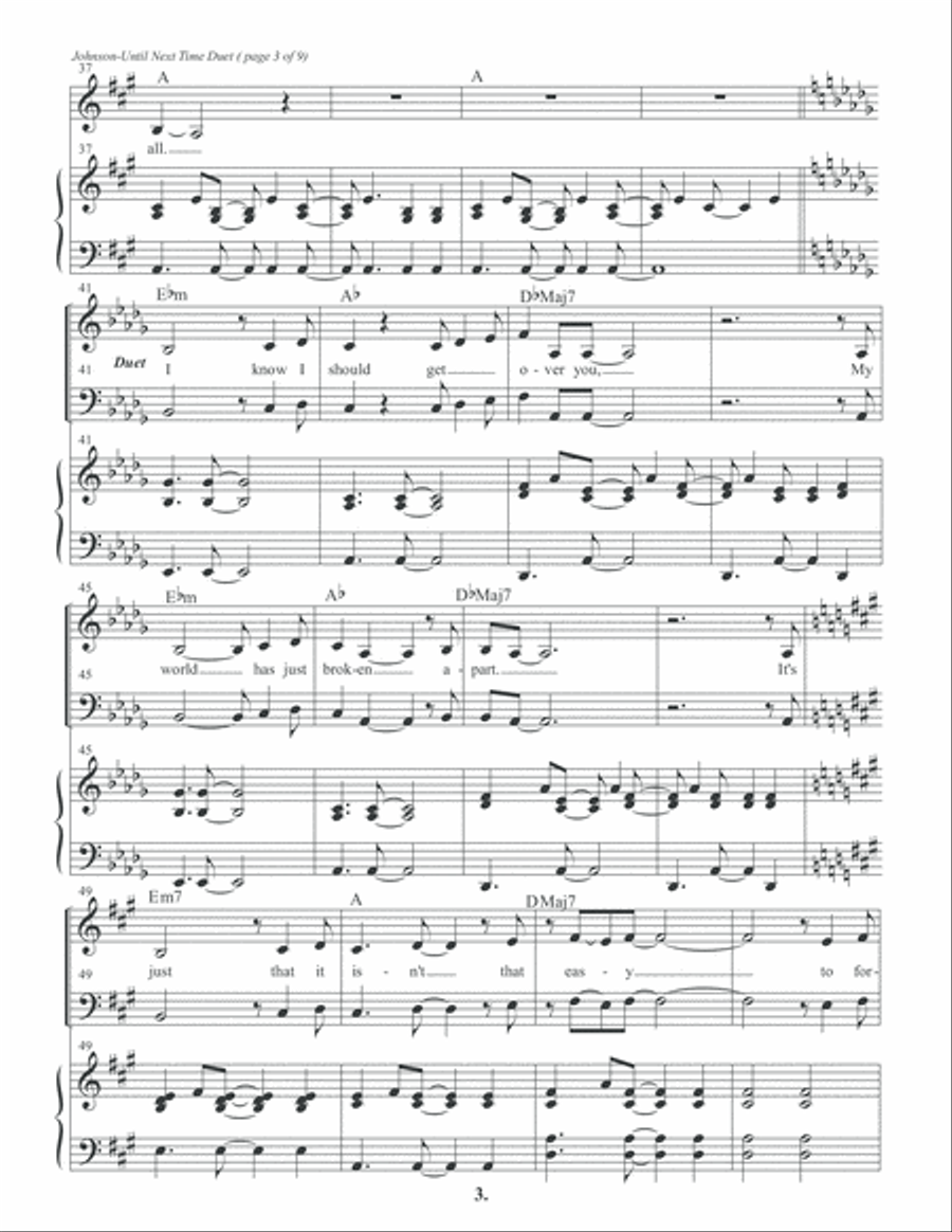 Until Next Time Jazz Ensemble scores gallery preview page 4