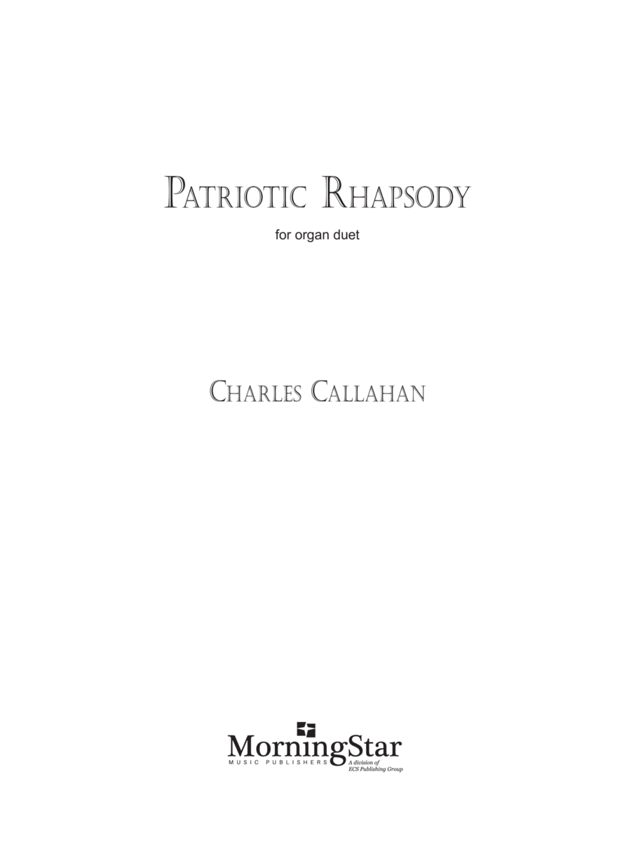 Book cover for Patriotic Rhapsody (Downloadable)