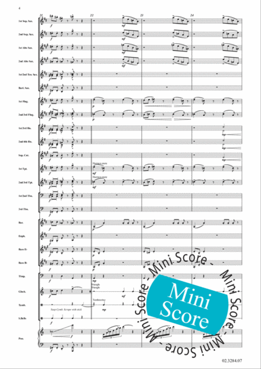 It's a Wonderful Christmas Fanfare Band scores gallery preview page 10